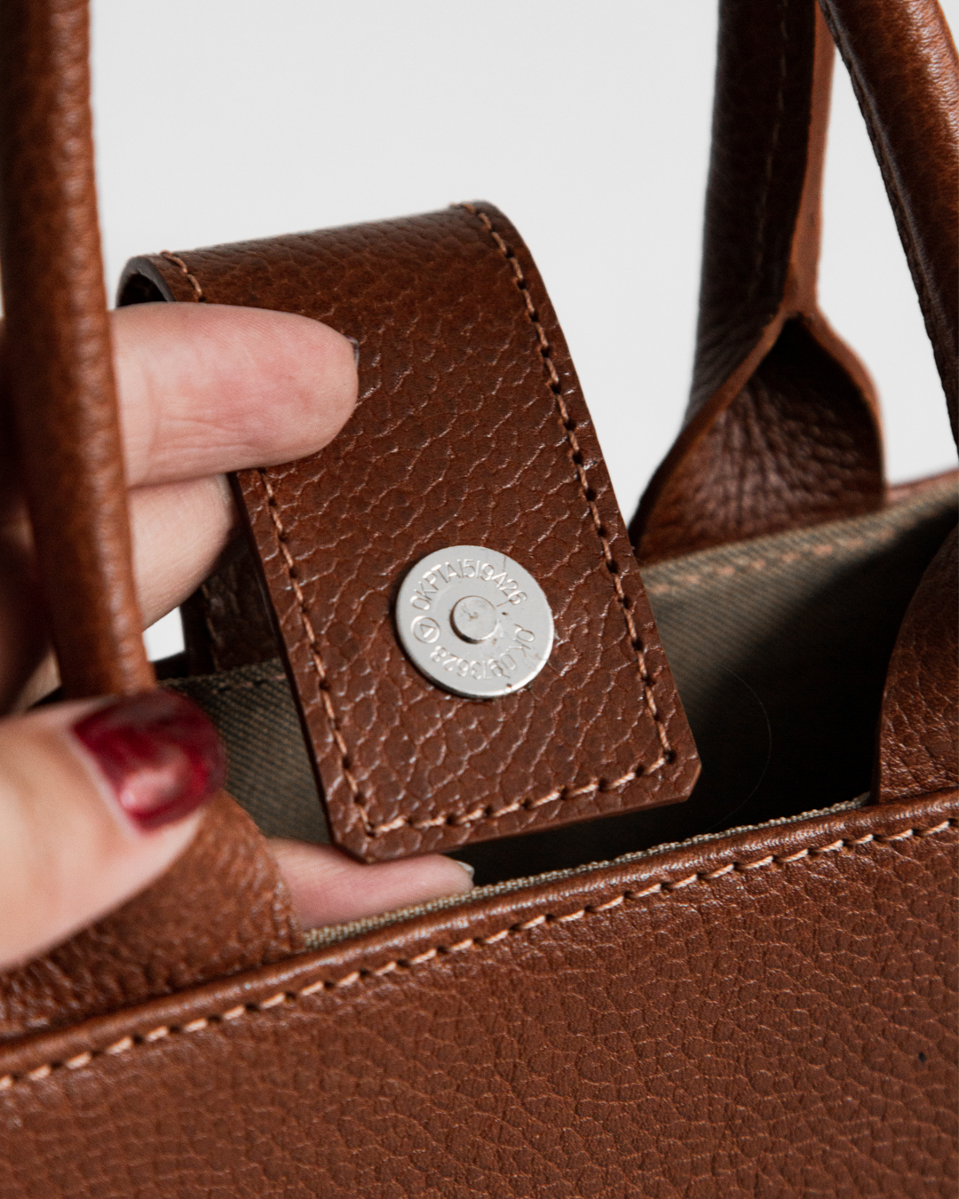 Eli Mini Tote bag - Caramelo - Imagen 6