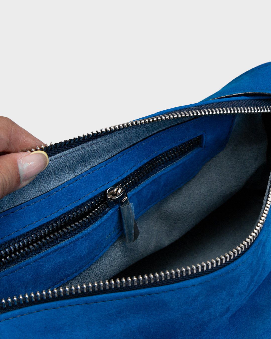 Alina Bag - Blue Nobuck - Imagen 4