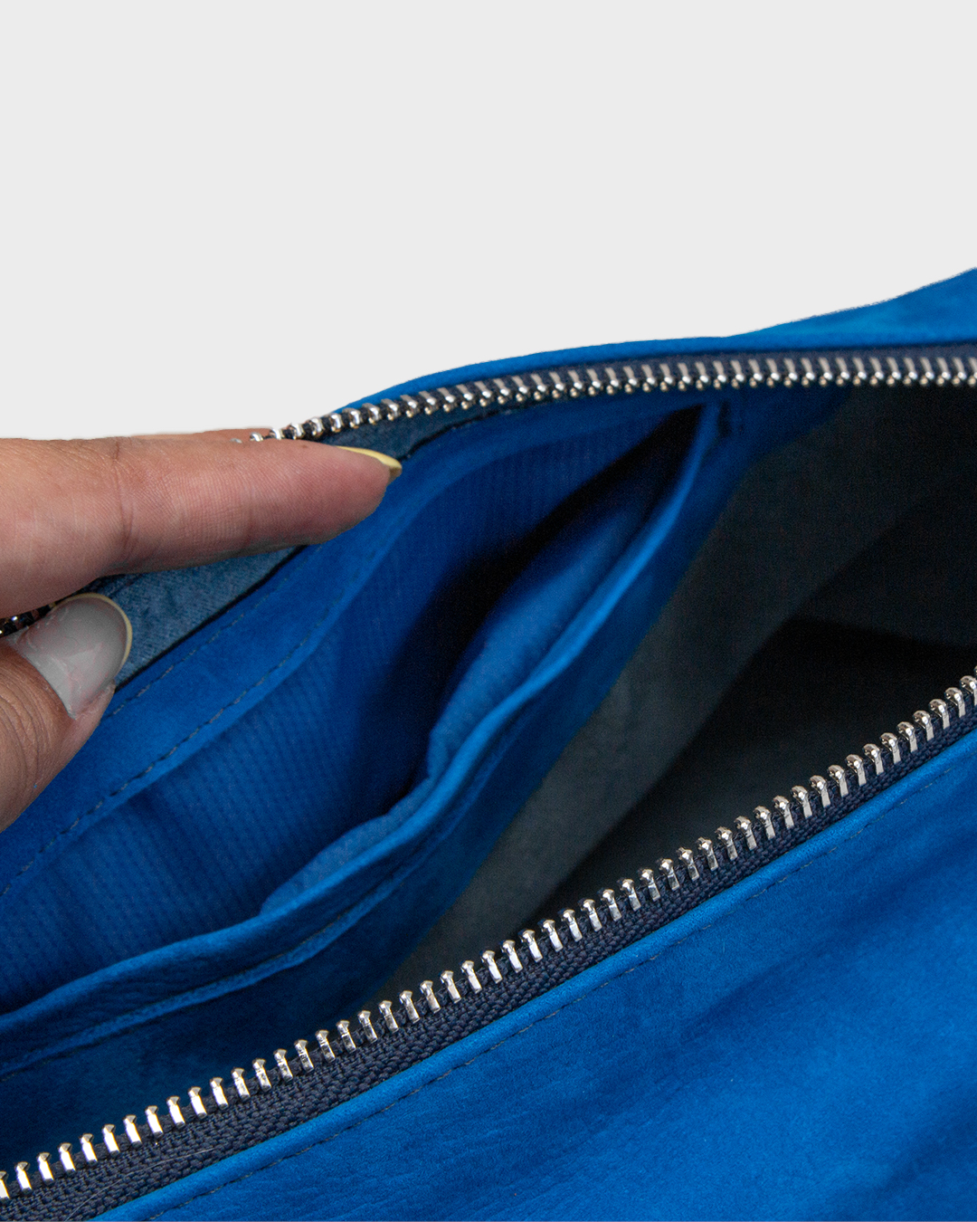 Alina Bag - Blue Nobuck - Imagen 5