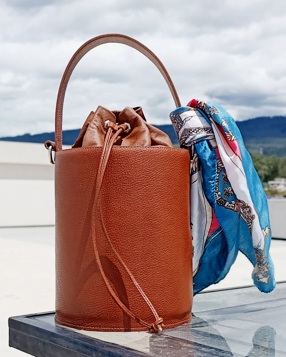 Bucket Bag - caramelo - Imagen 4