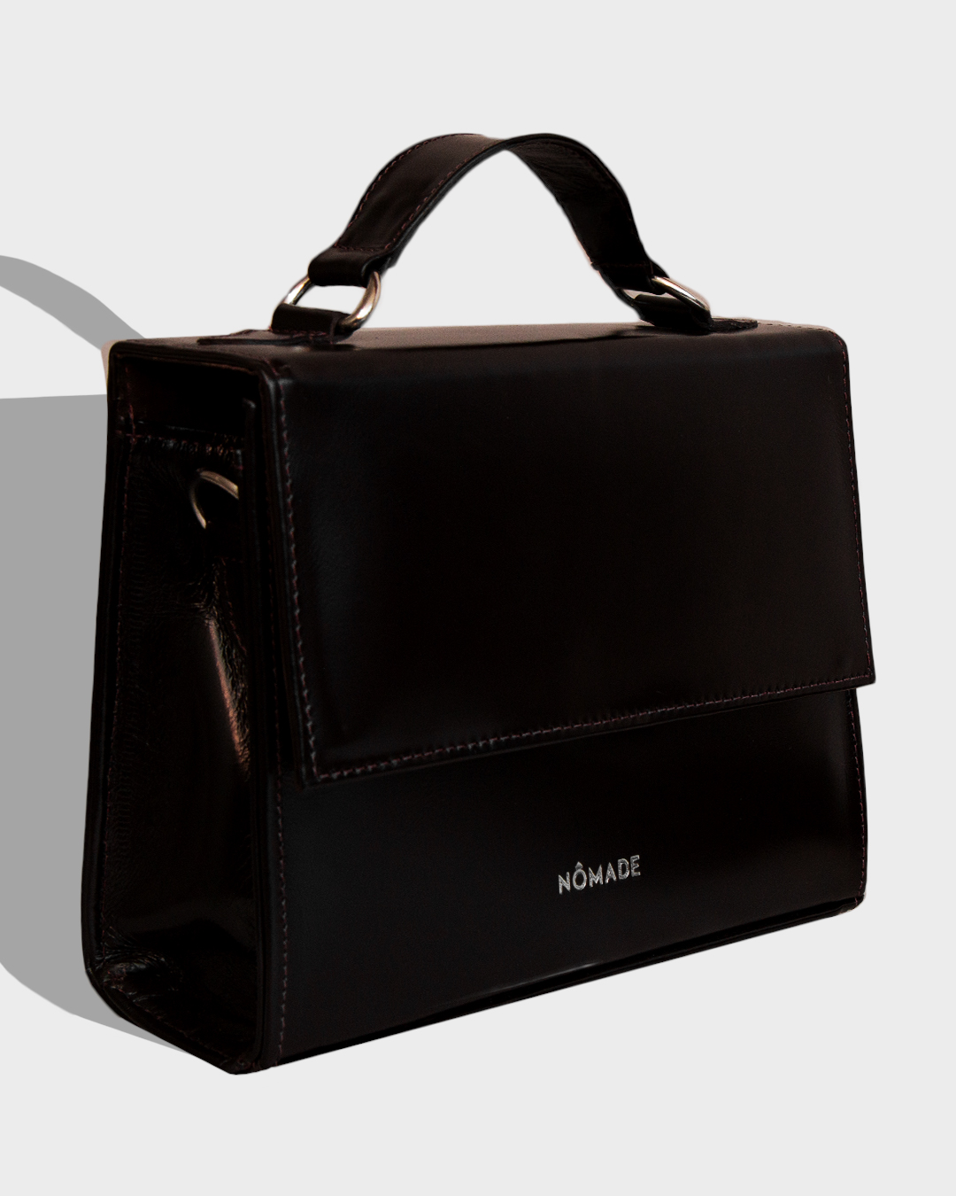 Venus Mini Bag - Chocolate charol - Imagen 4