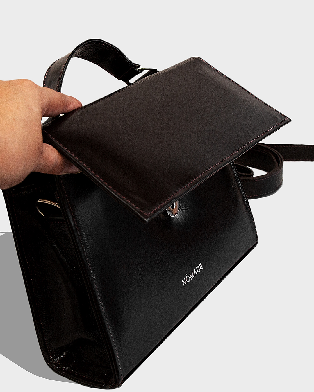 Venus Mini Bag - Chocolate charol - Imagen 2
